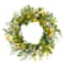 24'' Multicolored Artificial Daisy Floral Spring Wreath